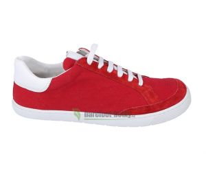 Barefoot tenisky Filii - ADULT Love You Velours / Canvas Red | 37, 40, 41