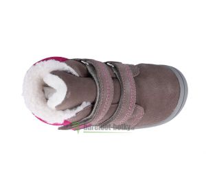 Protetika zimní barefoot boty Artik grey shora