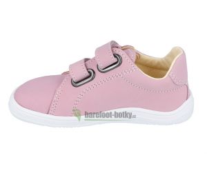 Baby bare shoes Febo pink nubuk bok