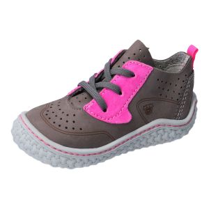 Barefoot topánky RICOSTA Chippa graphit / neonpink 17206-451