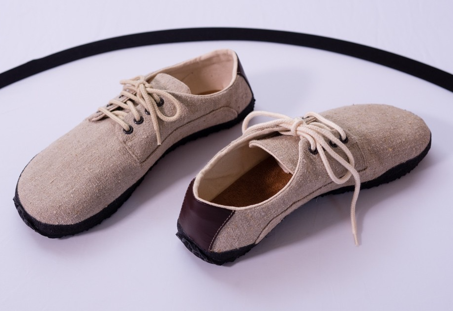 Barefoot boty Ahinsa shoes Sundara lněná
