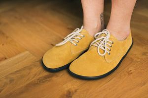 Barefoot boty Be Lenka City - Mustard na noze