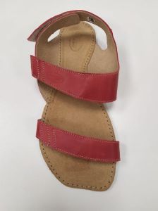 Barefoot sandále Bora červené shora