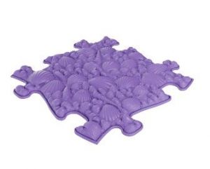 Ortopedická podlaha MUFFIK puzzle Lastury tvrdé fialové