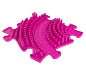 Ortopedická podlaha MUFFIK puzzle Twister tvrdý růžový