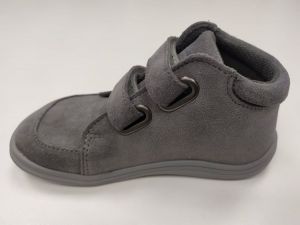 Baby bare shoes Febo Fall Grey bok