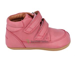 Barefoot topánky Bundgaard Prewalker II Velcro Soft Rose WS | 23
