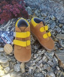 Beda Barefoot Caramel - celoročné topánky s membránou | 33