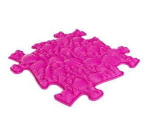 Ortopedická podlaha MUFFIK puzzle Lastury tvrdé růžové