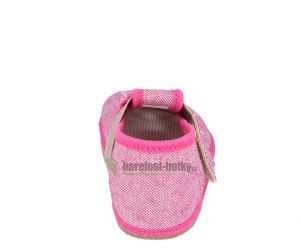 Pegres barefoot papuče BF03 růžové zezadu