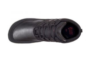 Sole runner barefoot topánky Naiad Black / White Plains Leather