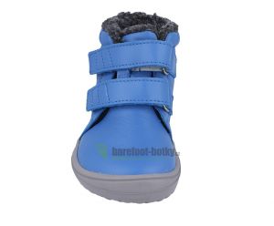 Dětské zimní barefoot boty Be Lenka Penguin - Blue zepředu