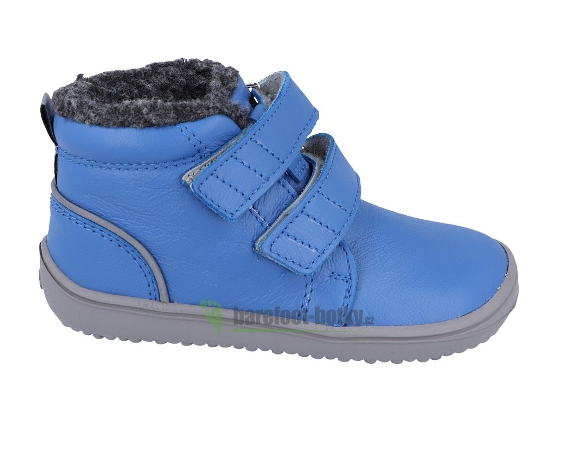 Dětské zimní barefoot boty Be Lenka Penguin - Blue