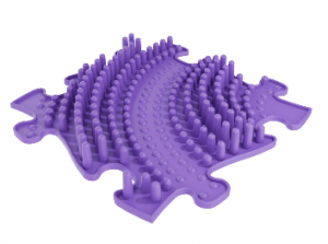 Ortopedická podlaha MUFFIK puzzle Twister tvrdý fialový