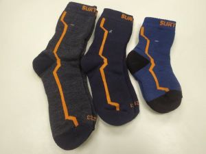 Surtex merino ponožky froté s nápisem detail