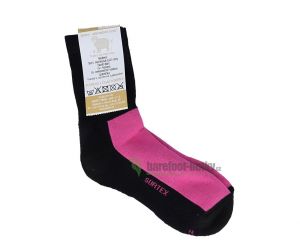 SURTEX merino športové ponožky froté - ružové