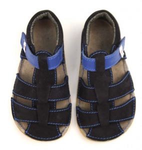 Ef barefoot sandálky - tmavě modré shora