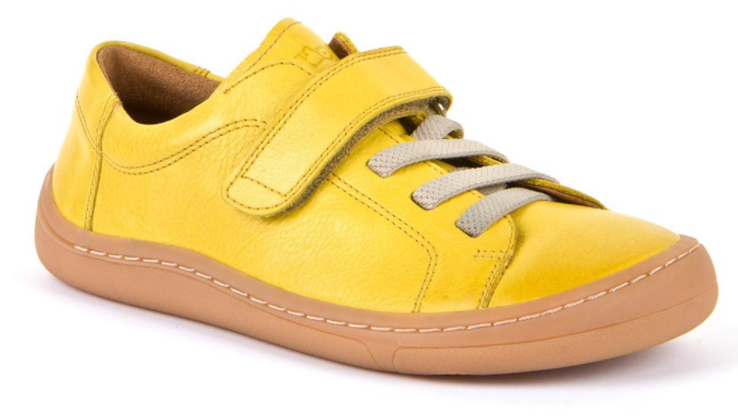 Froddo celoročné barefoot topánky yellow - 1 suchý zips