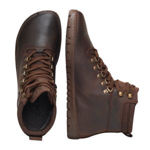 Kožené topánky ZAQQ EXPEQ Brown Waterproof