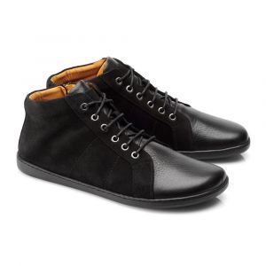 Kožené topánky ZAQQ QORE Mid Black | 39, 43