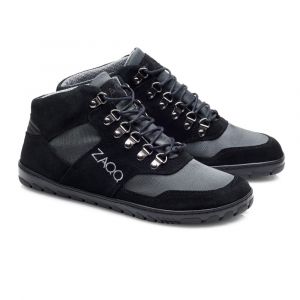Členkové topánky ZAQQ HIQE Mid Black Waterproof
