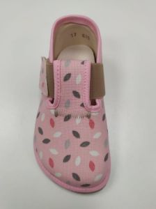 Pegres barefoot papuče BF01 růžové shora