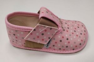 Pegres barefoot papuče BF01 růžové bok