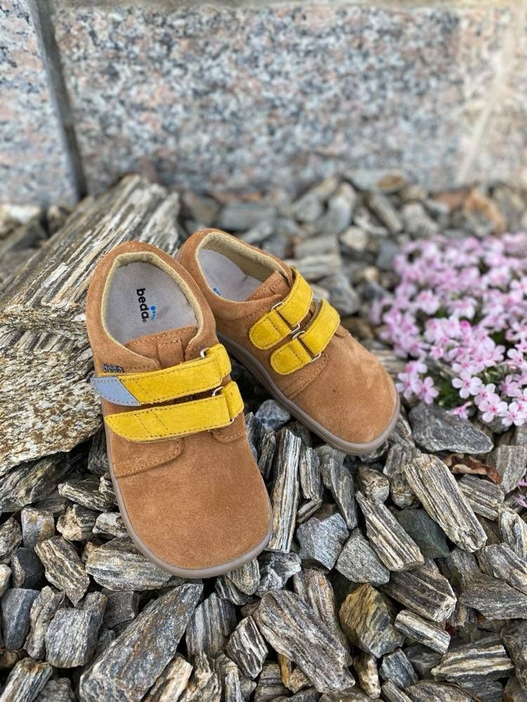 Beda Barefoot Caramel - nízké celoroční boty