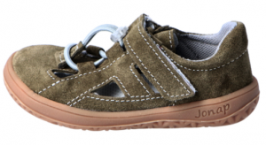 Jonap barefoot sandále B9S khaki SLIM