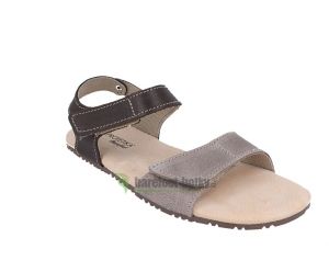 Protetika barefoot sandále Belita sivé / hnedé