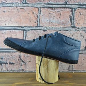 Celoroční boty - Bosé Pegresky pro dospělé - modrá s černým okopem bok