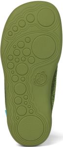 Dětské barefoot boty Affenzahn Lowcut Knit Dragon-Green - tkaničky podrážka