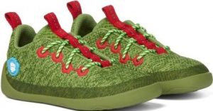 Dětské barefoot boty Affenzahn Lowcut Knit Dragon-Green - tkaničky pár