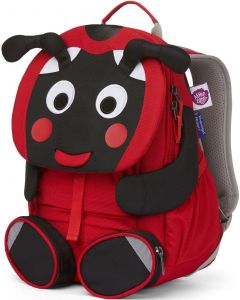 Dětský batoh do školky Affenzahn Large Friend Ladybird - red bok