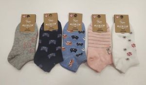 Dievčenskú členkové ponožky - mačka | 32-35