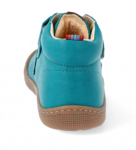 Barefoot celoroční boty Koel4kids - Don turquoise zezadu