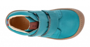 Barefoot celoroční boty Koel4kids - Don turquoise shora
