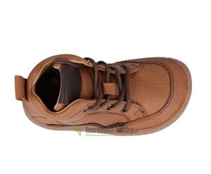 Froddo barefoot celoroční boty cognac - tkaničky shora