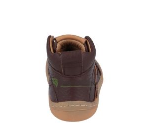 Froddo barefoot kotníkové boty brown - tkaničky zezadu