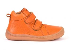 Froddo barefoot členkové celoročné topánky orange