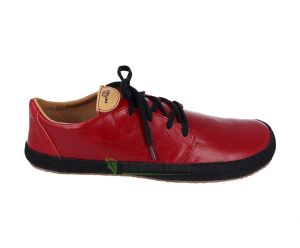 Barefoot kožené topánky Pegres BF71 - červená | 36, 37, 38, 40, 41, 42