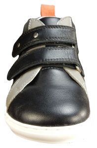 OKbare kotníčkové barefoot boty Lime BF D 2250 coal zepředu