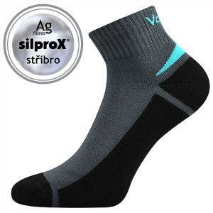 Ponožky VOXX pre dospelých - Aston silproX - tmavo šedá | 39-42, 43-46