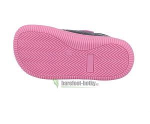 Protetika Kirby pink - textilní tenisky/přezůvky podrážka