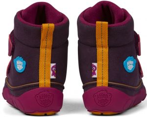 Dětské zimní barefoot boty Affenzahn Comfy Jump midboot - vegan - Bird zezadu