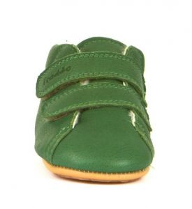 Barefoot boty Froddo Prewalkers zimní sheepskin - green zepředu