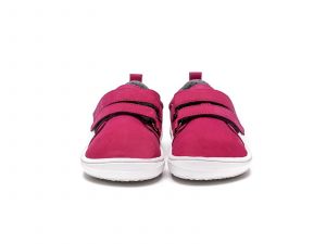 Be Lenka Kids barefoot boty Jolly dark pink zepředu