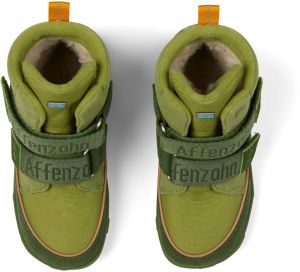 Dětské zimní barefoot boty Affenzahn Comfy Jump midboot - vegan - Dragon shora