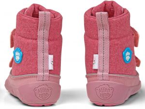 Dětské zimní barefoot boty Affenzahn Comfy Walk Wool midboot - Unicorn zezadu