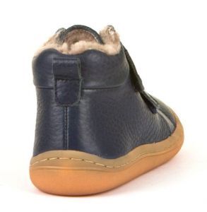 Froddo barefoot zimní kotníkové boty blue zezadu